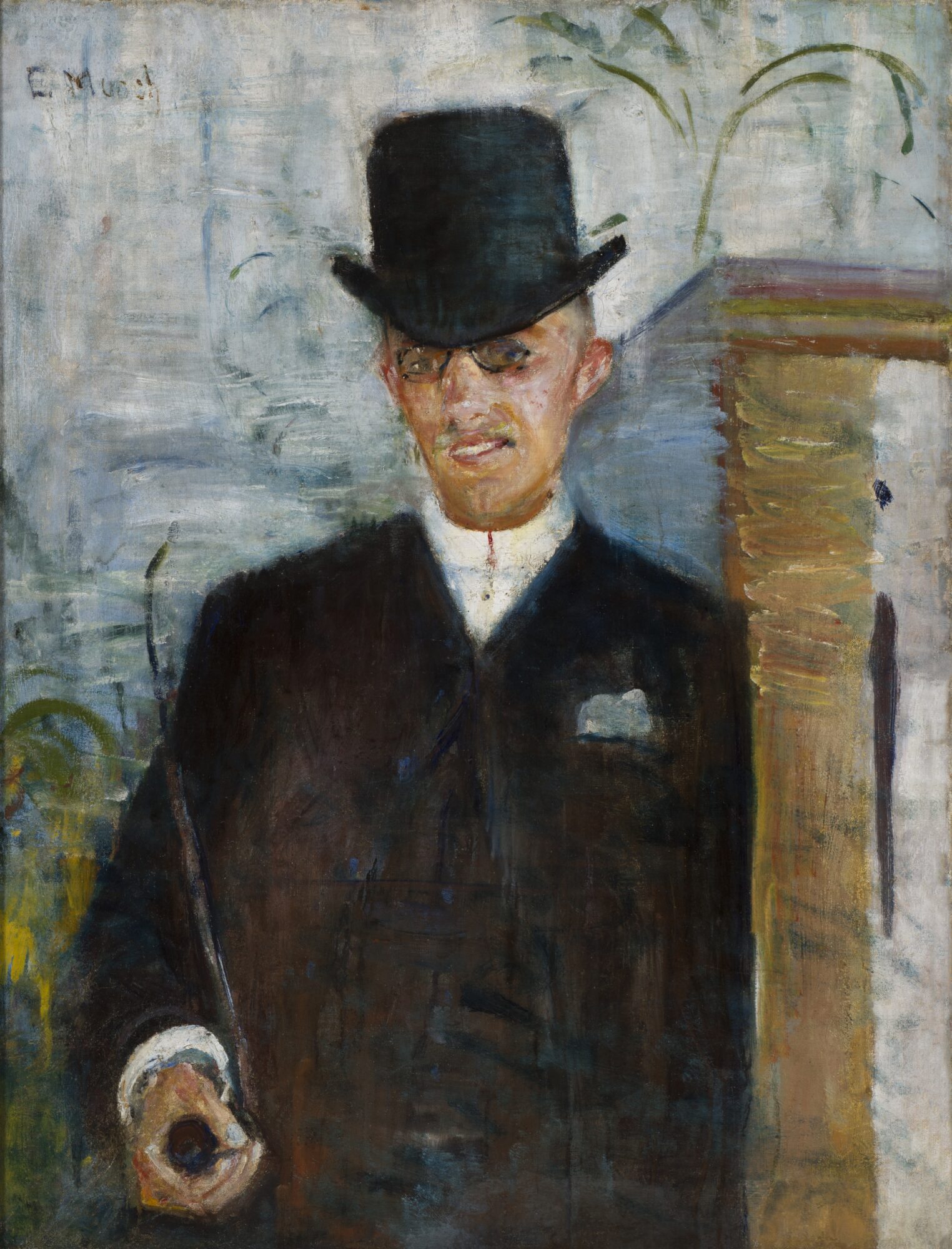 Klemens Stang, Edvard Munch 1885
