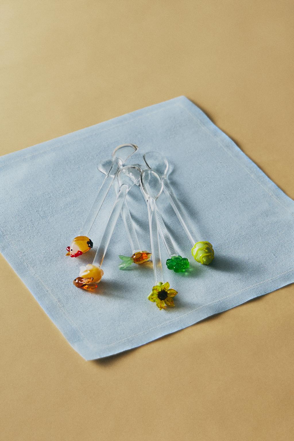 Dessertskjeer i glass